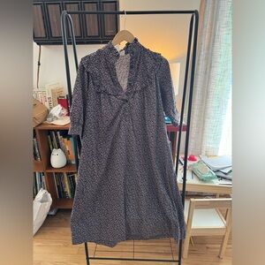 Chez Jodi Floral Midi Dress Vintage 80s 90s - 11 / Medium